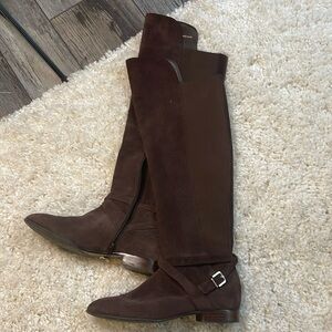 Antonio Melani Tall Brown Leather Boots